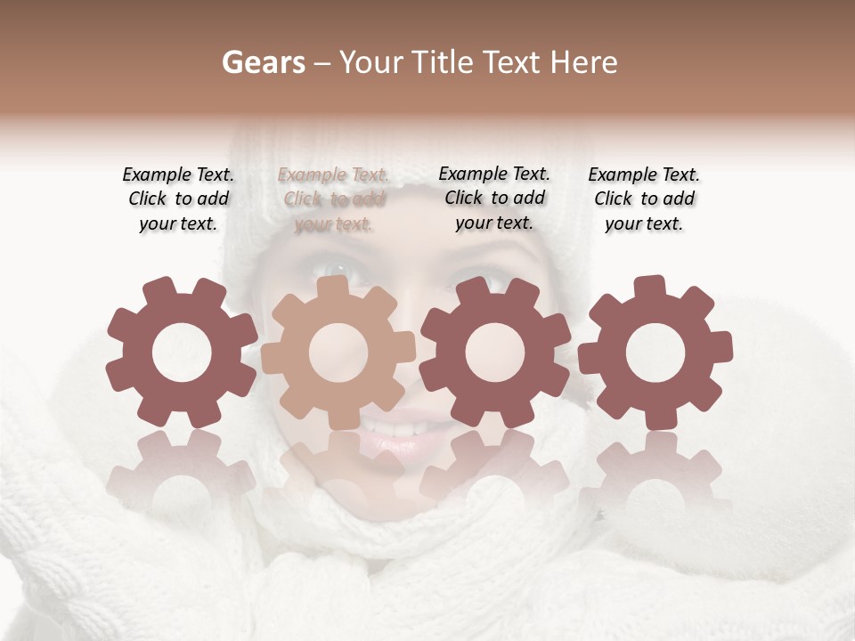 Close Up Snowball  Years PowerPoint Template