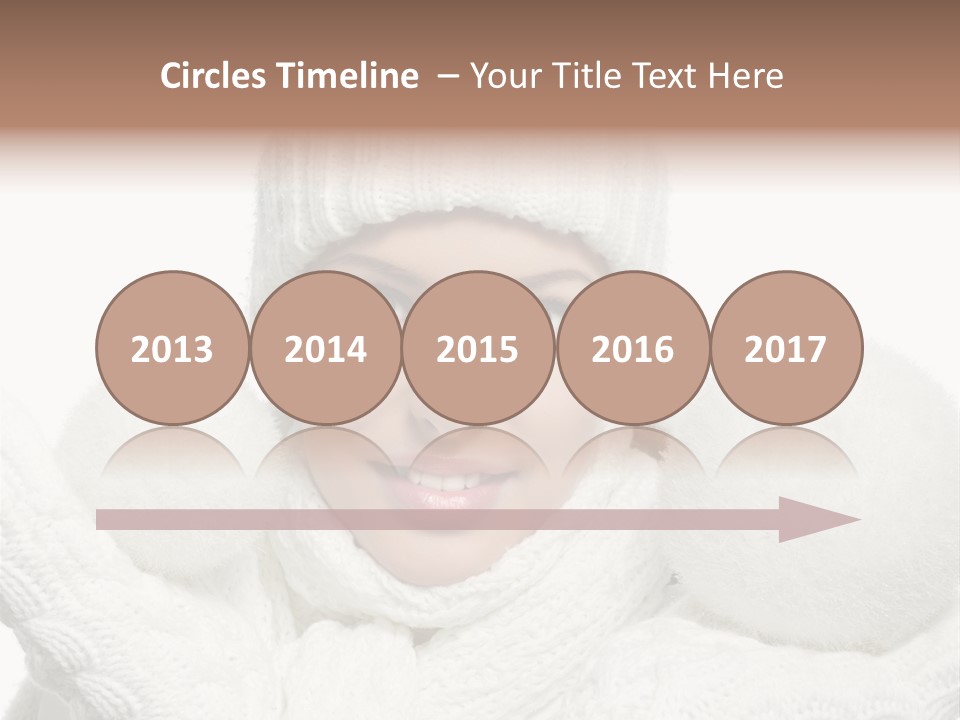 Close Up Snowball  Years PowerPoint Template