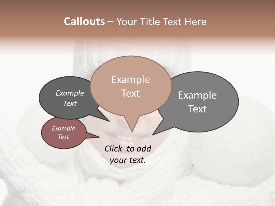 Close Up Snowball  Years PowerPoint Template