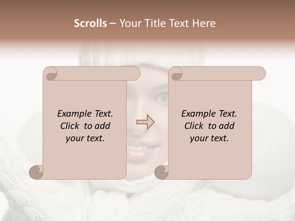 Close Up Snowball  Years PowerPoint Template