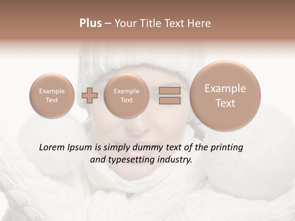 Close Up Snowball  Years PowerPoint Template