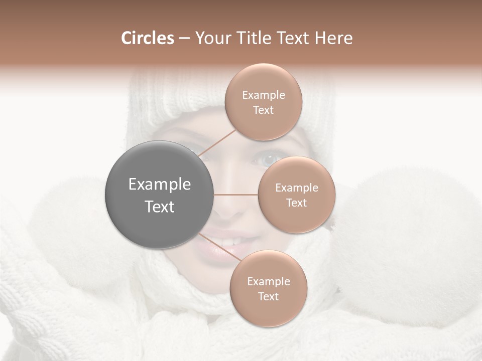 Close Up Snowball  Years PowerPoint Template