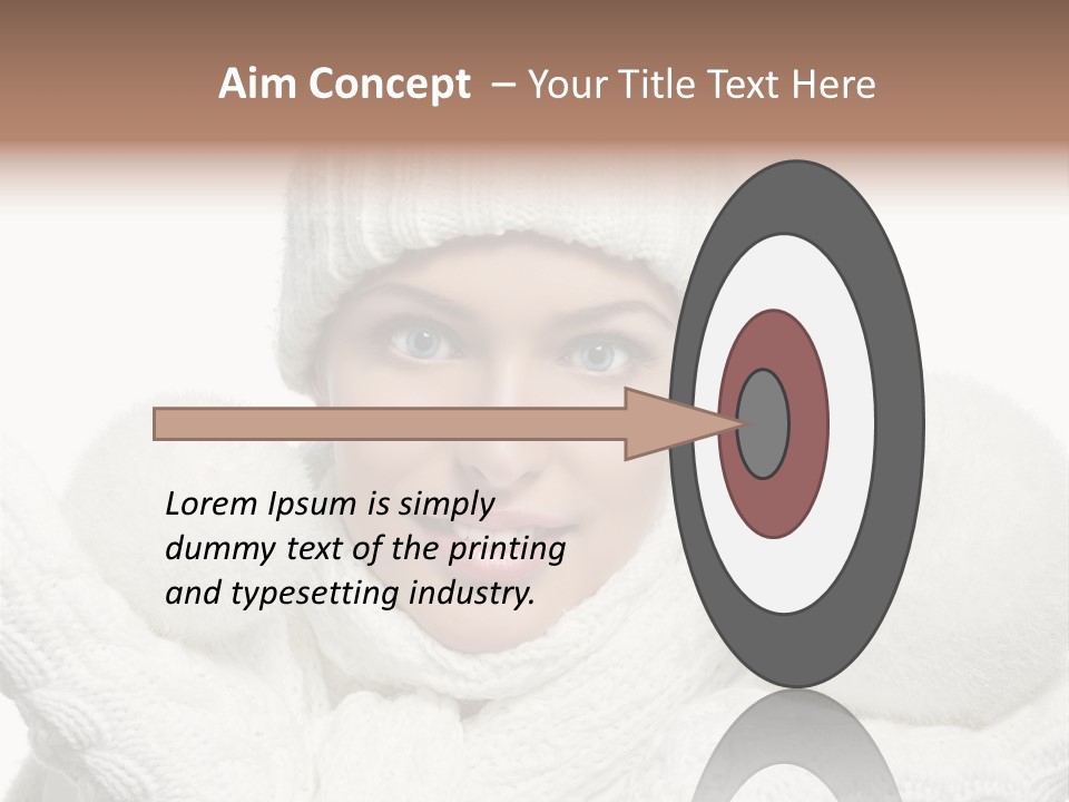 Close Up Snowball  Years PowerPoint Template