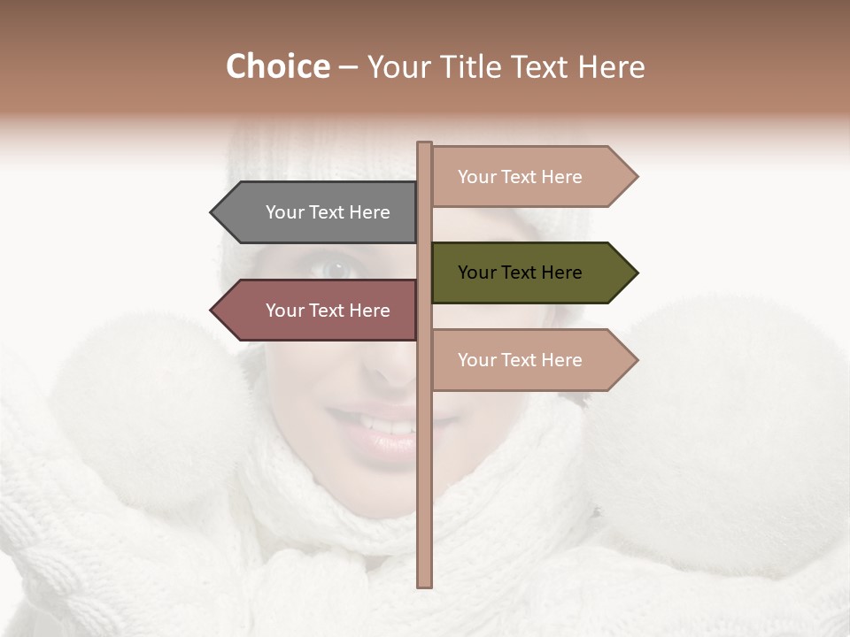 Close Up Snowball  Years PowerPoint Template