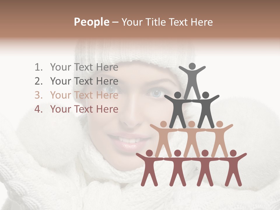 Close Up Snowball  Years PowerPoint Template