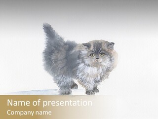 Pu Y Water Tain Tone PowerPoint Template