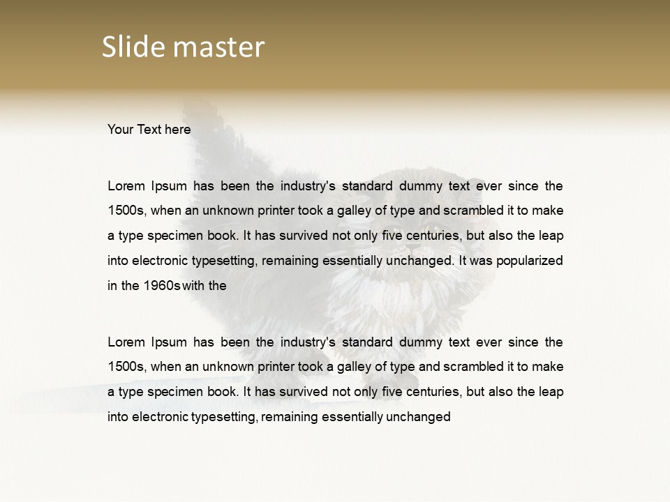 Pu Y Water Tain Tone PowerPoint Template