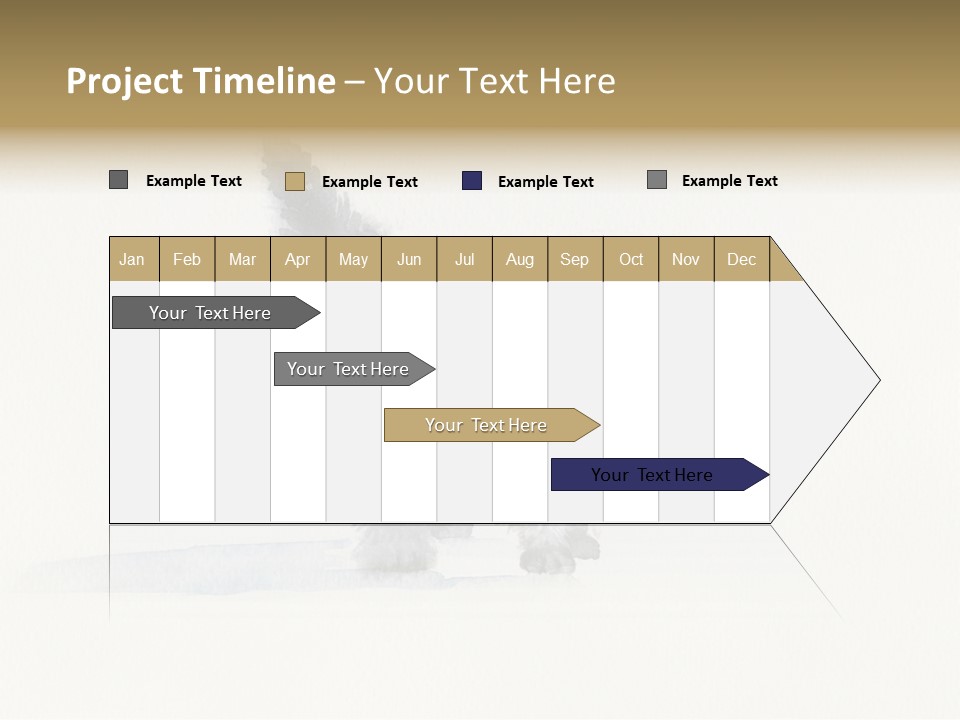 Pu Y Water Tain Tone PowerPoint Template