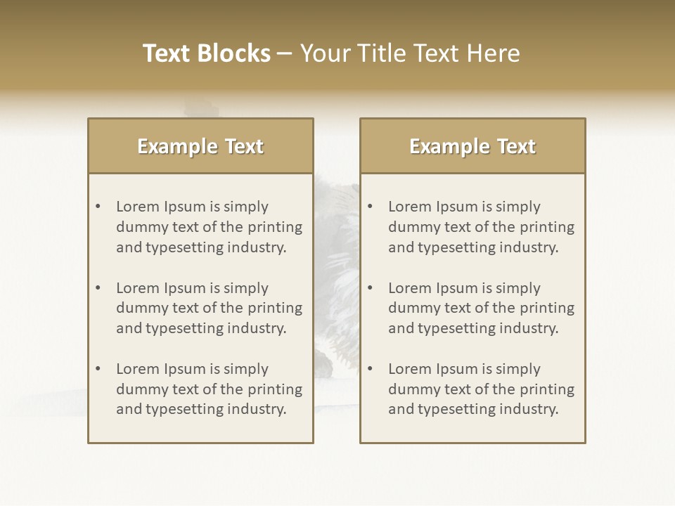 Pu Y Water Tain Tone PowerPoint Template