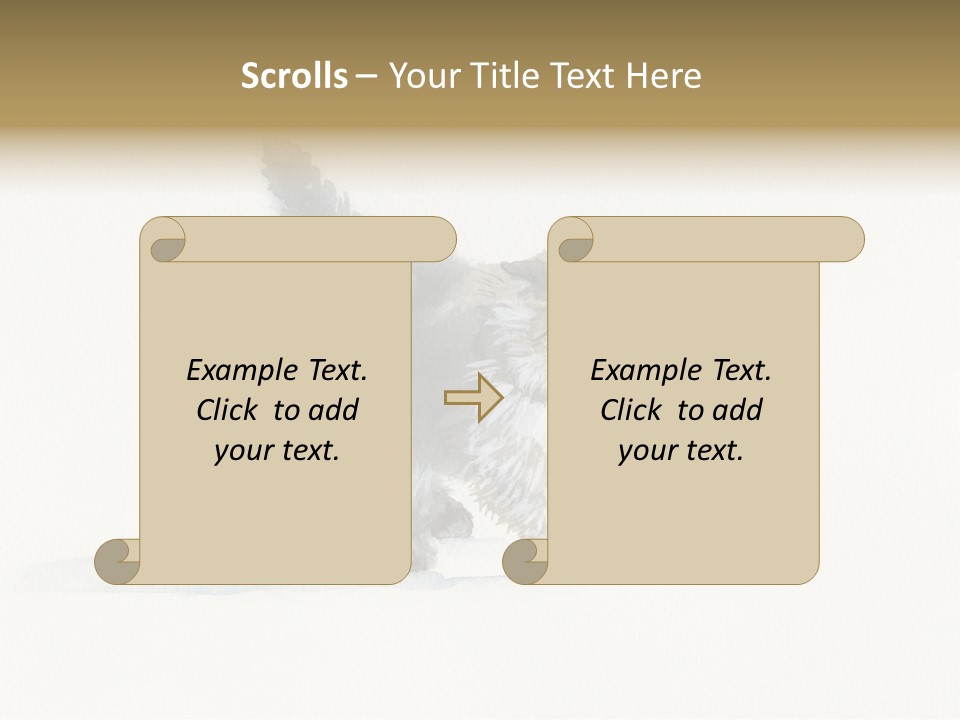 Pu Y Water Tain Tone PowerPoint Template