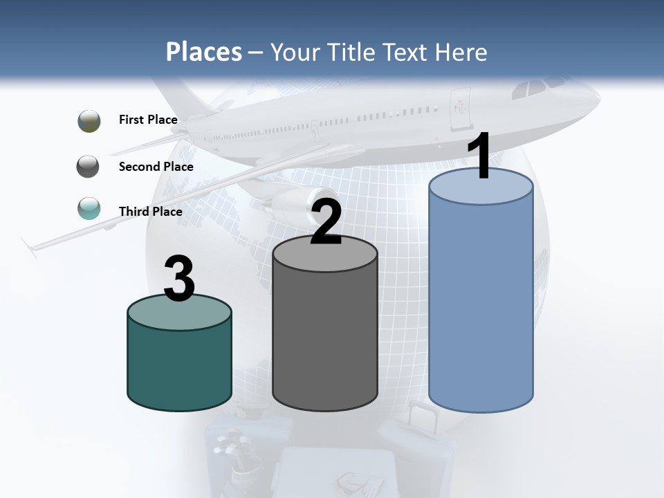 Golf Stick Expensive Handbag PowerPoint Template