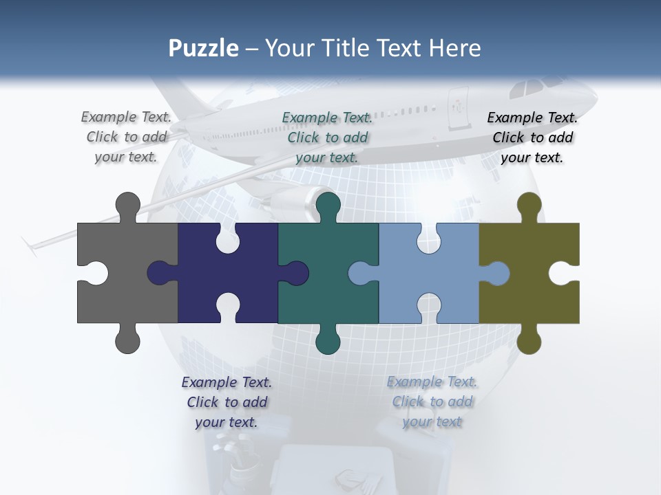 Golf Stick Expensive Handbag PowerPoint Template