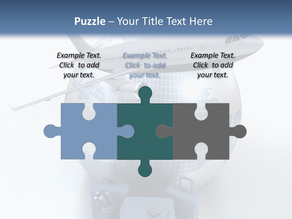 Golf Stick Expensive Handbag PowerPoint Template