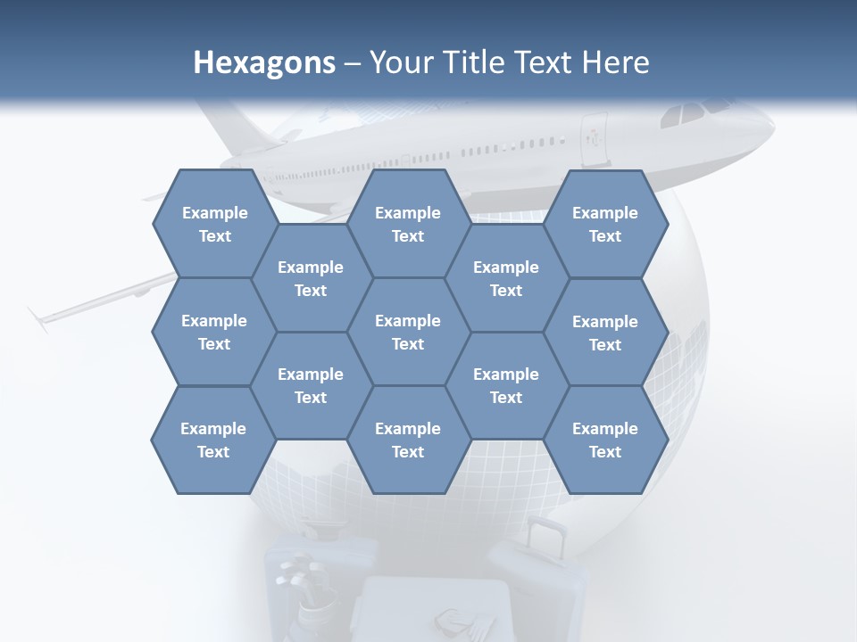 Golf Stick Expensive Handbag PowerPoint Template