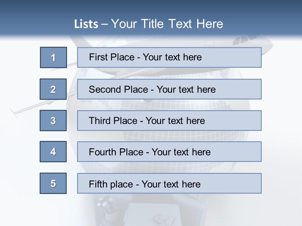 Golf Stick Expensive Handbag PowerPoint Template