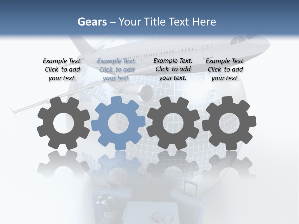 Golf Stick Expensive Handbag PowerPoint Template