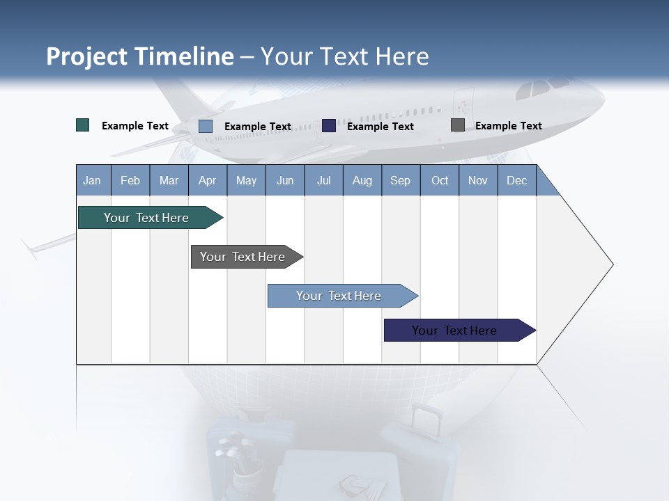 Golf Stick Expensive Handbag PowerPoint Template