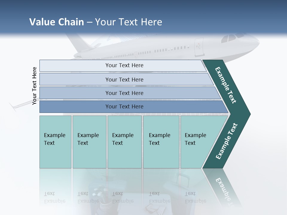 Golf Stick Expensive Handbag PowerPoint Template