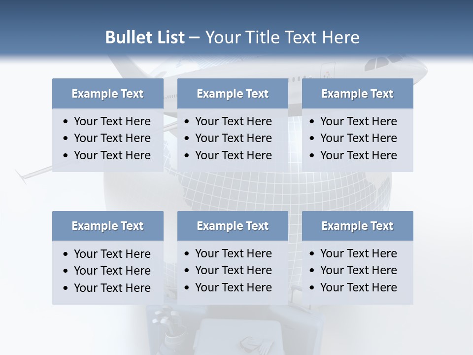 Golf Stick Expensive Handbag PowerPoint Template