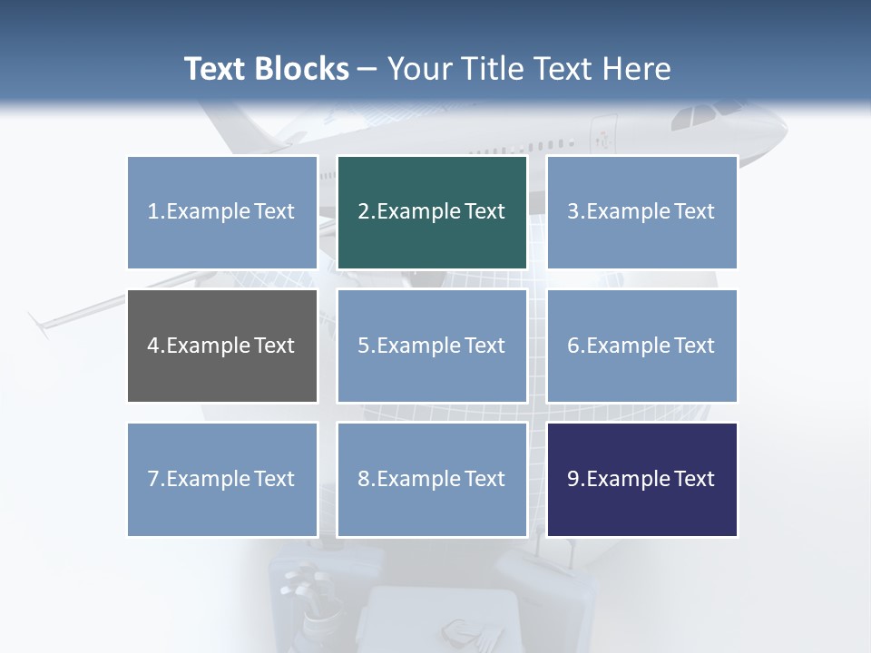 Golf Stick Expensive Handbag PowerPoint Template