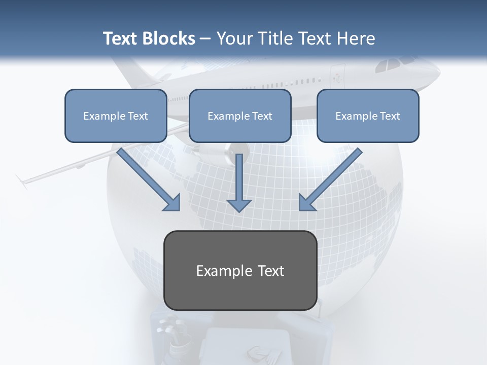 Golf Stick Expensive Handbag PowerPoint Template