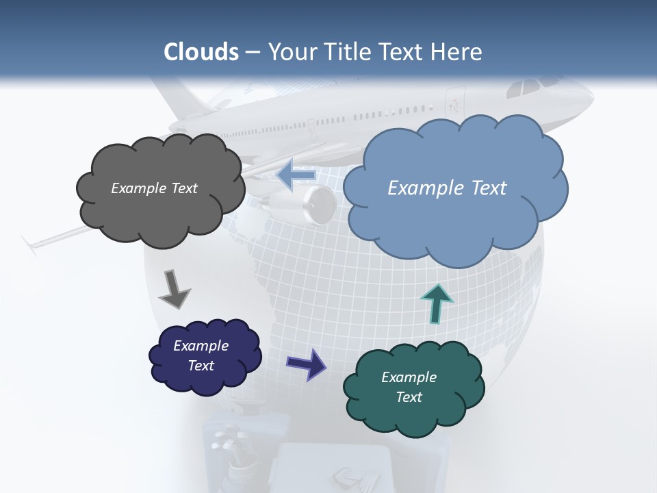 Golf Stick Expensive Handbag PowerPoint Template