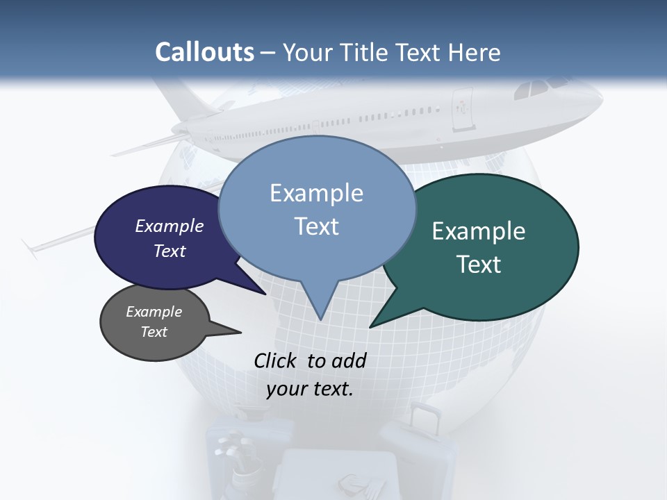 Golf Stick Expensive Handbag PowerPoint Template