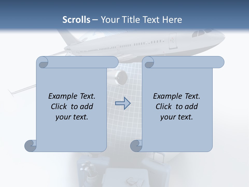 Golf Stick Expensive Handbag PowerPoint Template