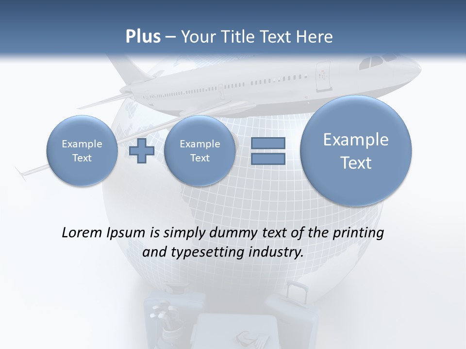 Golf Stick Expensive Handbag PowerPoint Template