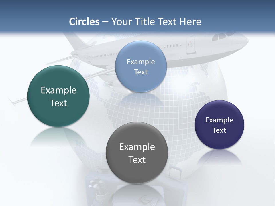 Golf Stick Expensive Handbag PowerPoint Template