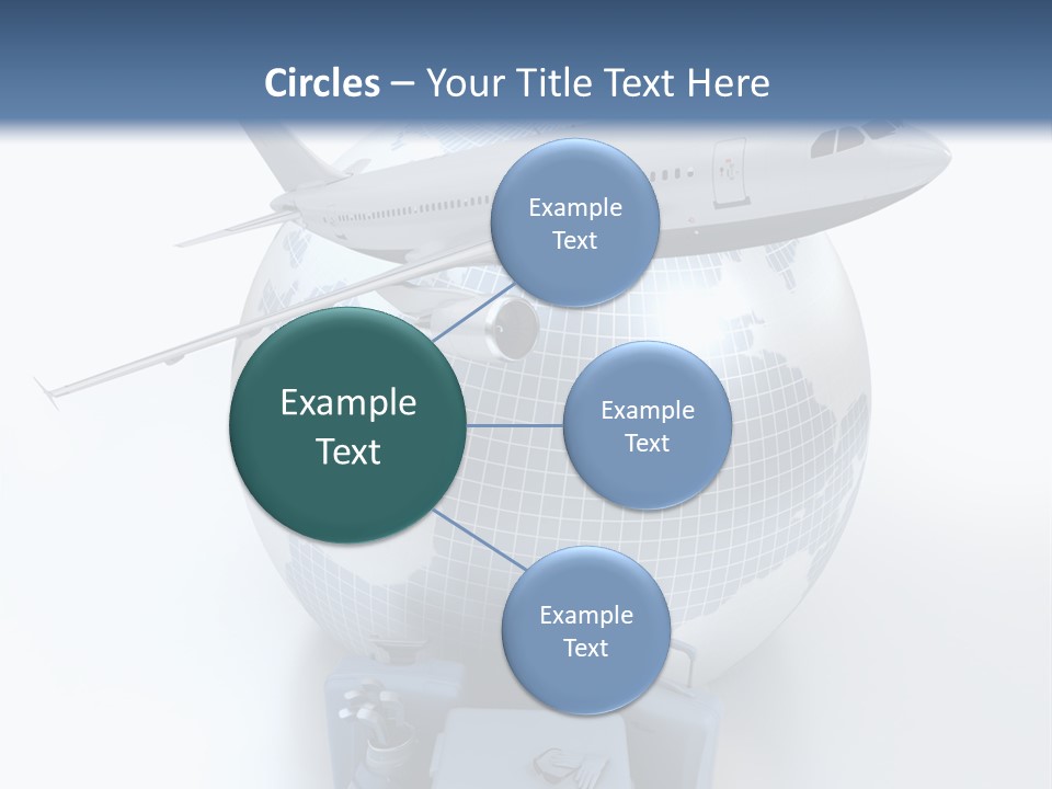 Golf Stick Expensive Handbag PowerPoint Template