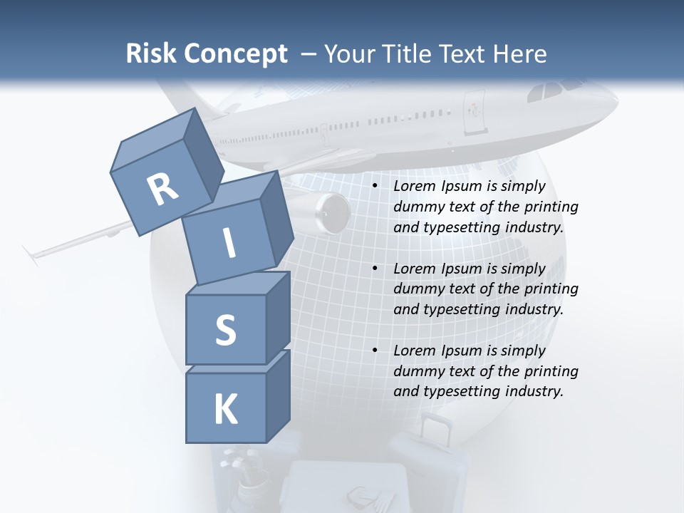 Golf Stick Expensive Handbag PowerPoint Template