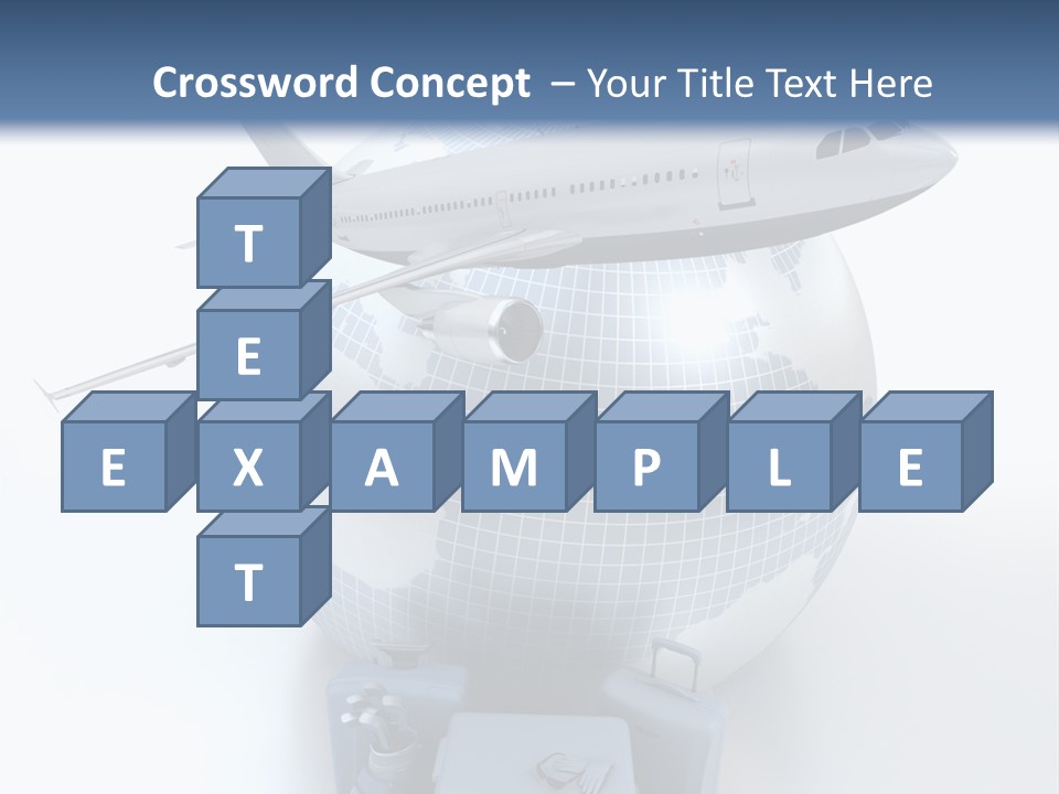 Golf Stick Expensive Handbag PowerPoint Template