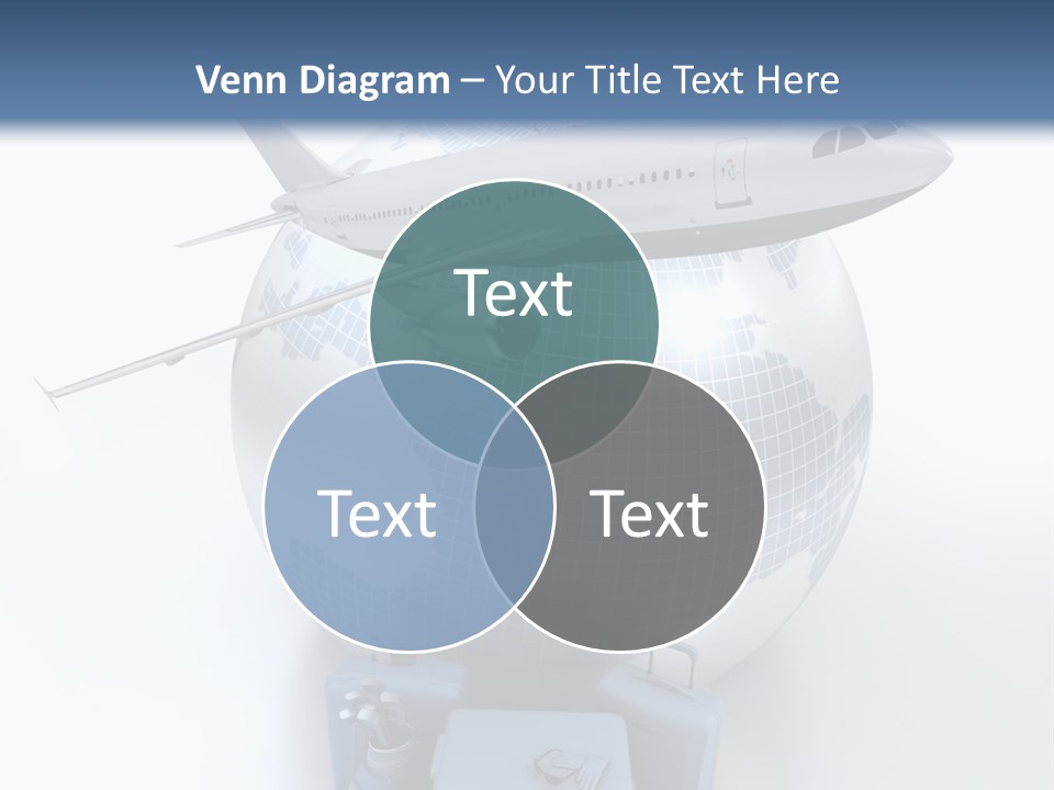 Golf Stick Expensive Handbag PowerPoint Template