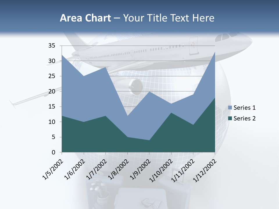 Golf Stick Expensive Handbag PowerPoint Template