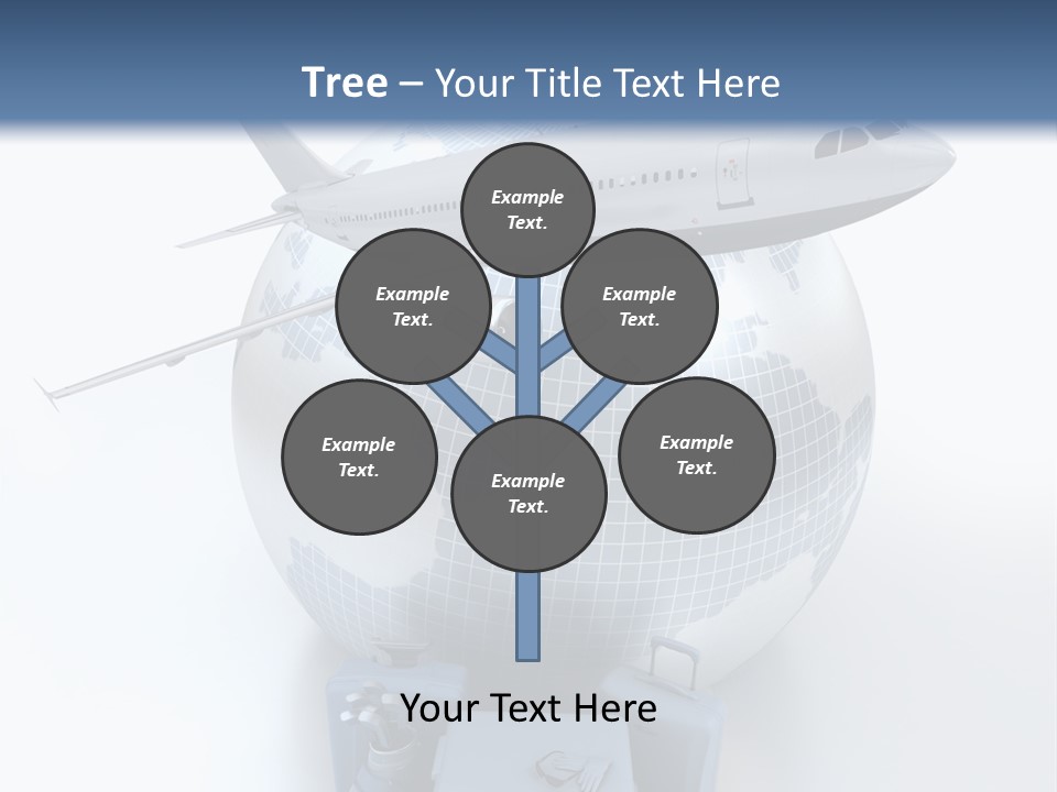 Golf Stick Expensive Handbag PowerPoint Template