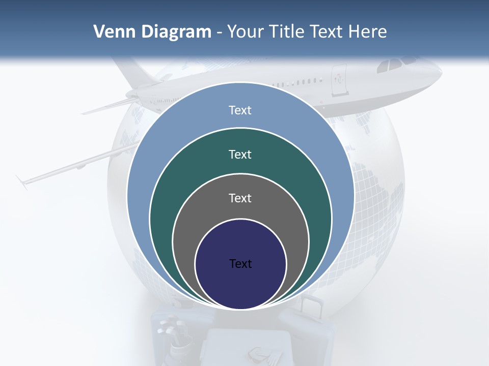 Golf Stick Expensive Handbag PowerPoint Template