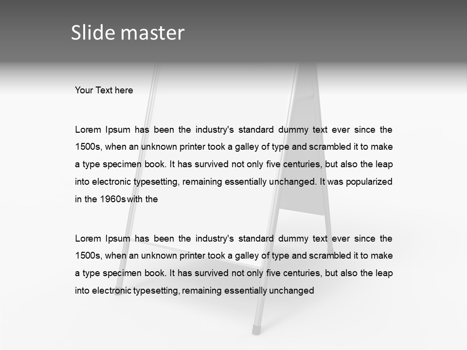 Clear White Announcement PowerPoint Template