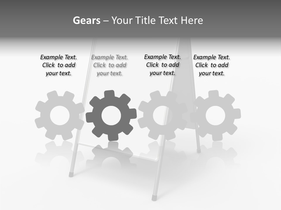 Clear White Announcement PowerPoint Template