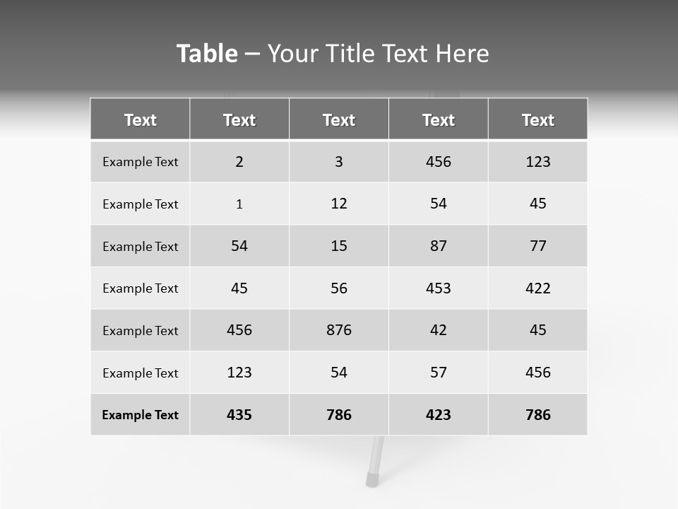 Clear White Announcement PowerPoint Template