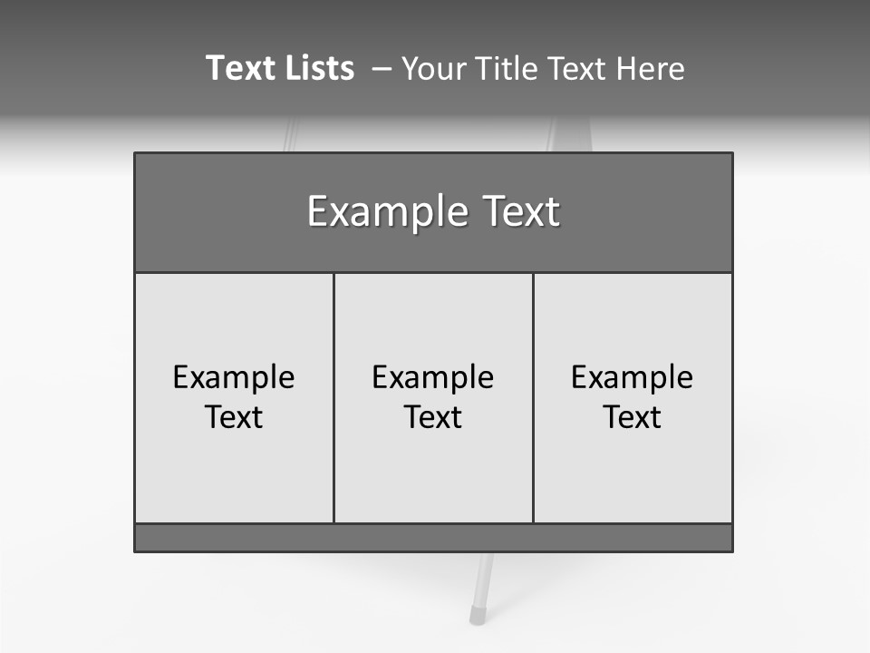 Clear White Announcement PowerPoint Template