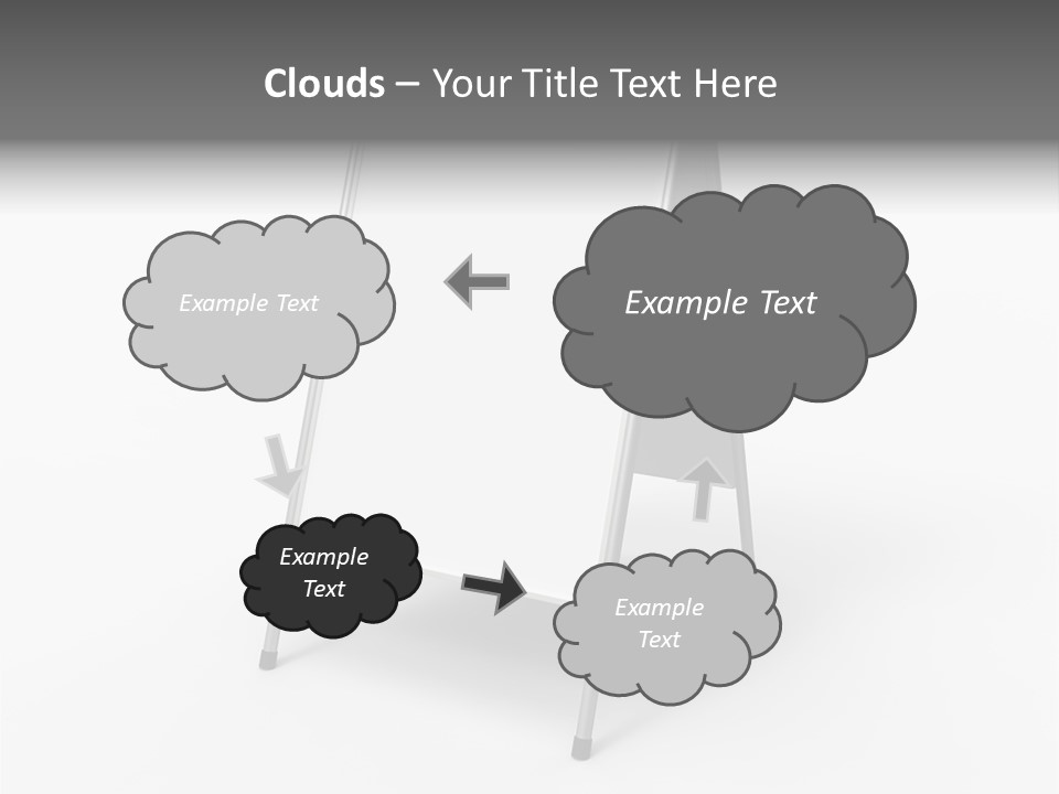 Clear White Announcement PowerPoint Template