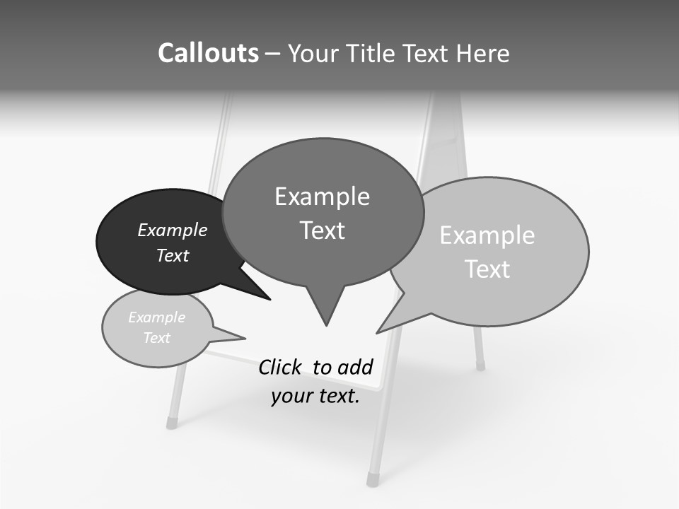 Clear White Announcement PowerPoint Template