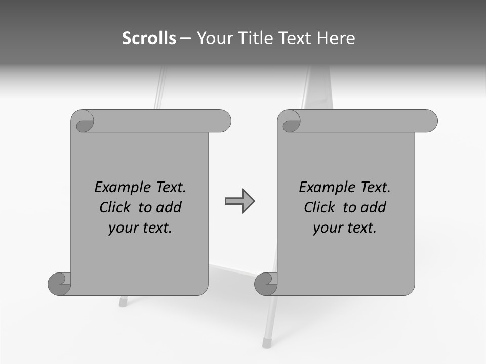 Clear White Announcement PowerPoint Template