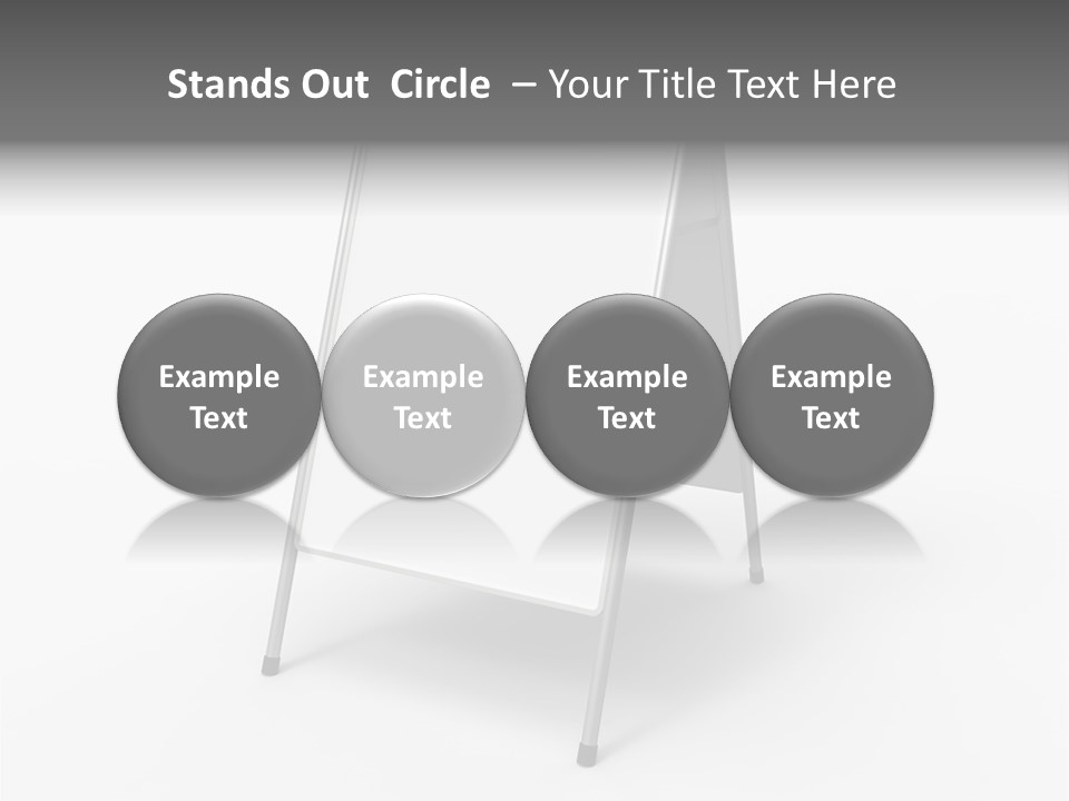 Clear White Announcement PowerPoint Template