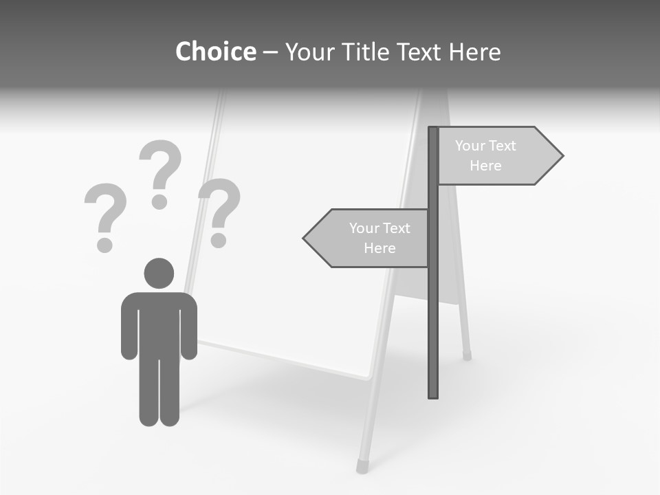 Clear White Announcement PowerPoint Template