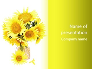 Art Gold Beauty PowerPoint Template