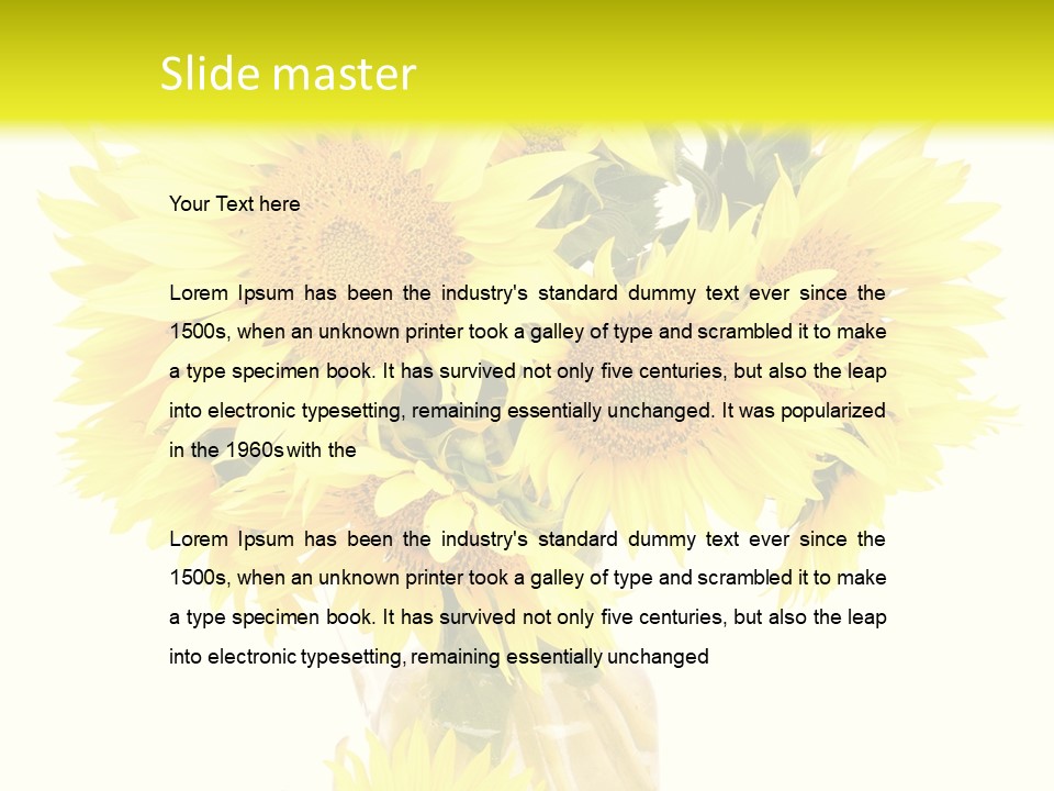 Art Gold Beauty PowerPoint Template