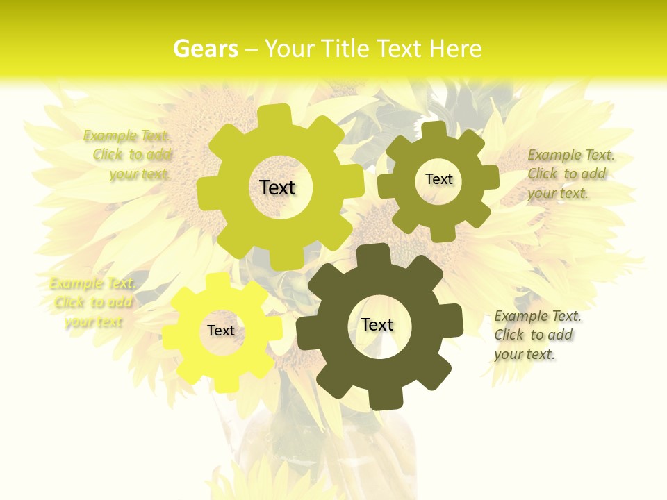 Art Gold Beauty PowerPoint Template