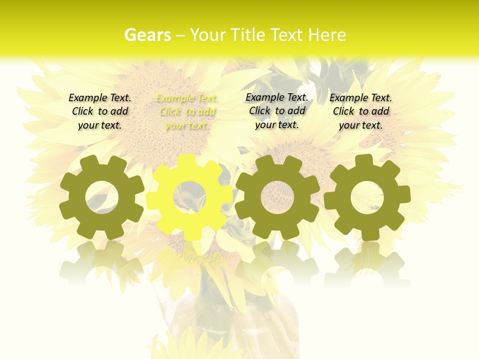 Art Gold Beauty PowerPoint Template